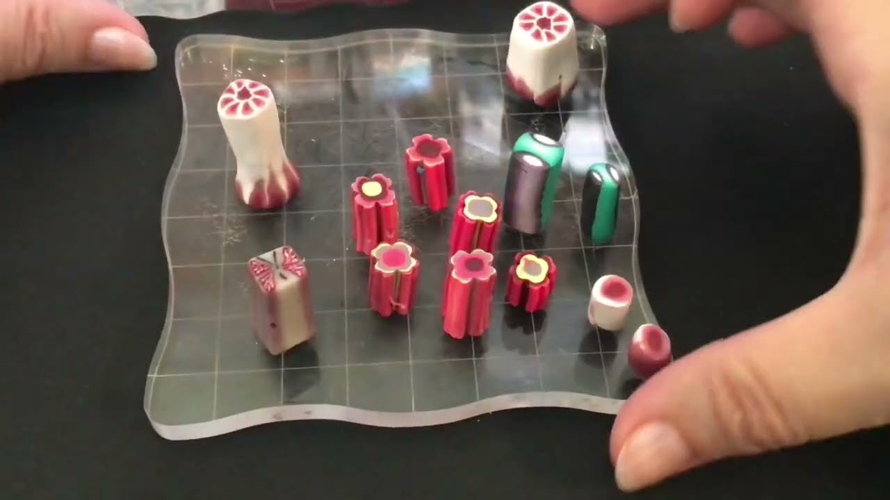 Роскошное муранское стекло Миллефиори из полимерной глины. Уникальная техника.Мастер класс