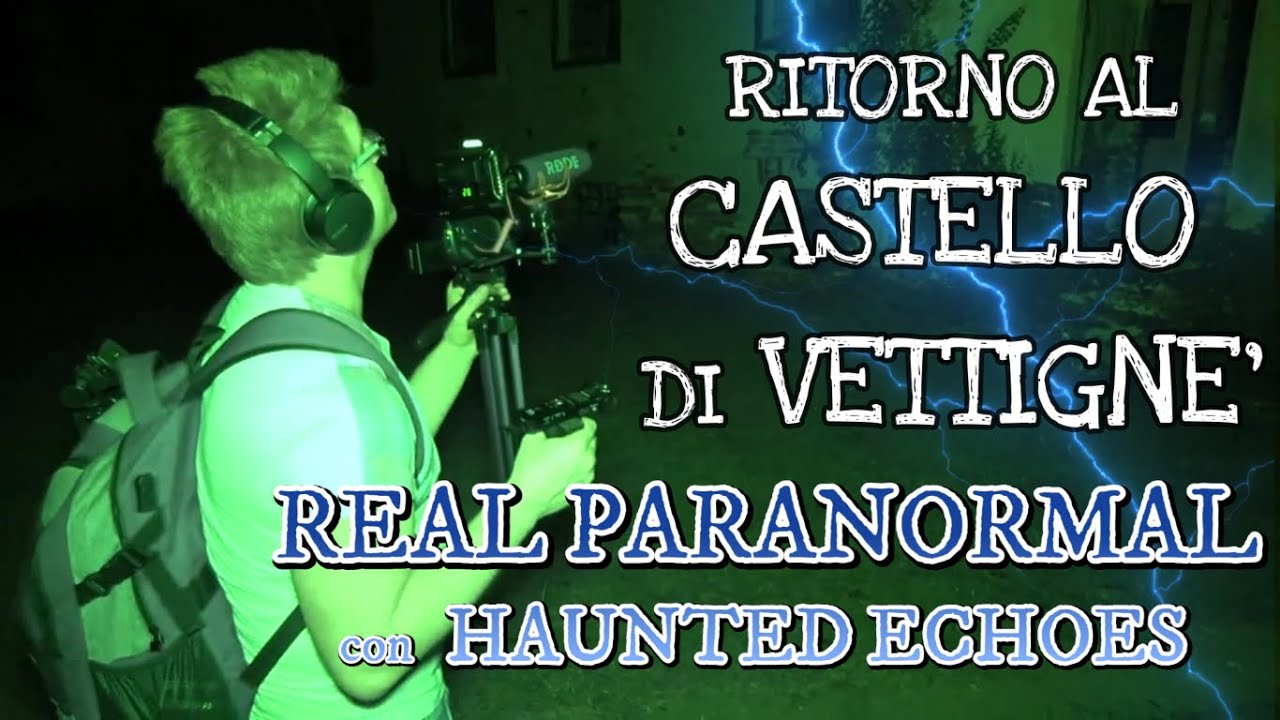 RITORNO A VETTIGNE' CON STRANI FENOMENI NELLA ZONA ALLOGGIAMENTI