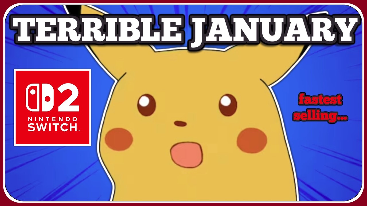 U.S. Data indicates Nintendo Switch 2 had a TERRIBLE January