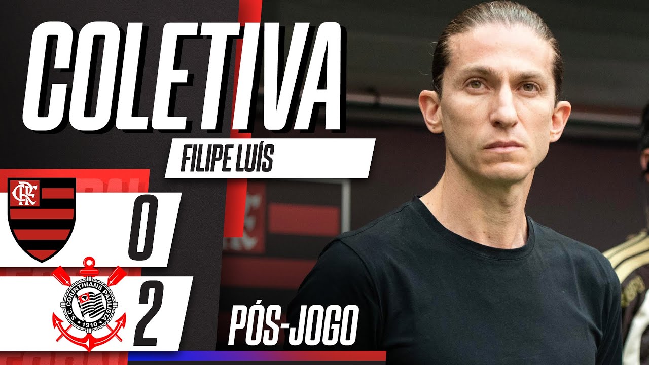 FLAMENGO X CORINTHIANS: FILIPE LUÍS FALA AO VIVO APÓS DERROTA NA SUPERCOPA DO BRASIL