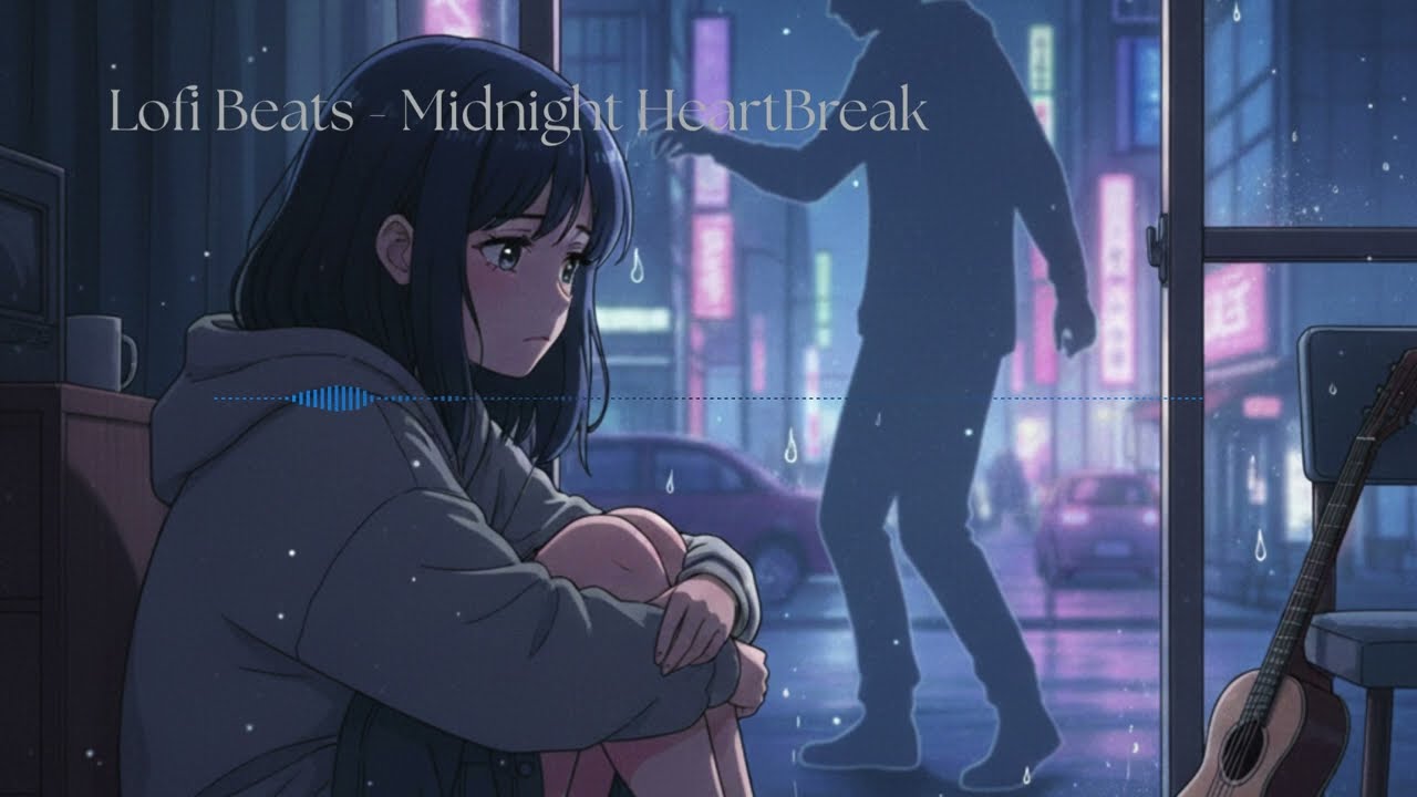 Lofi Beats with Vocals 🎧 Midnight Heartbreak | Chill / Study / Relax