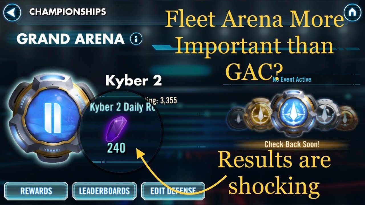 Why Fleet Arena is More Important than Grand Arena - SWGOH