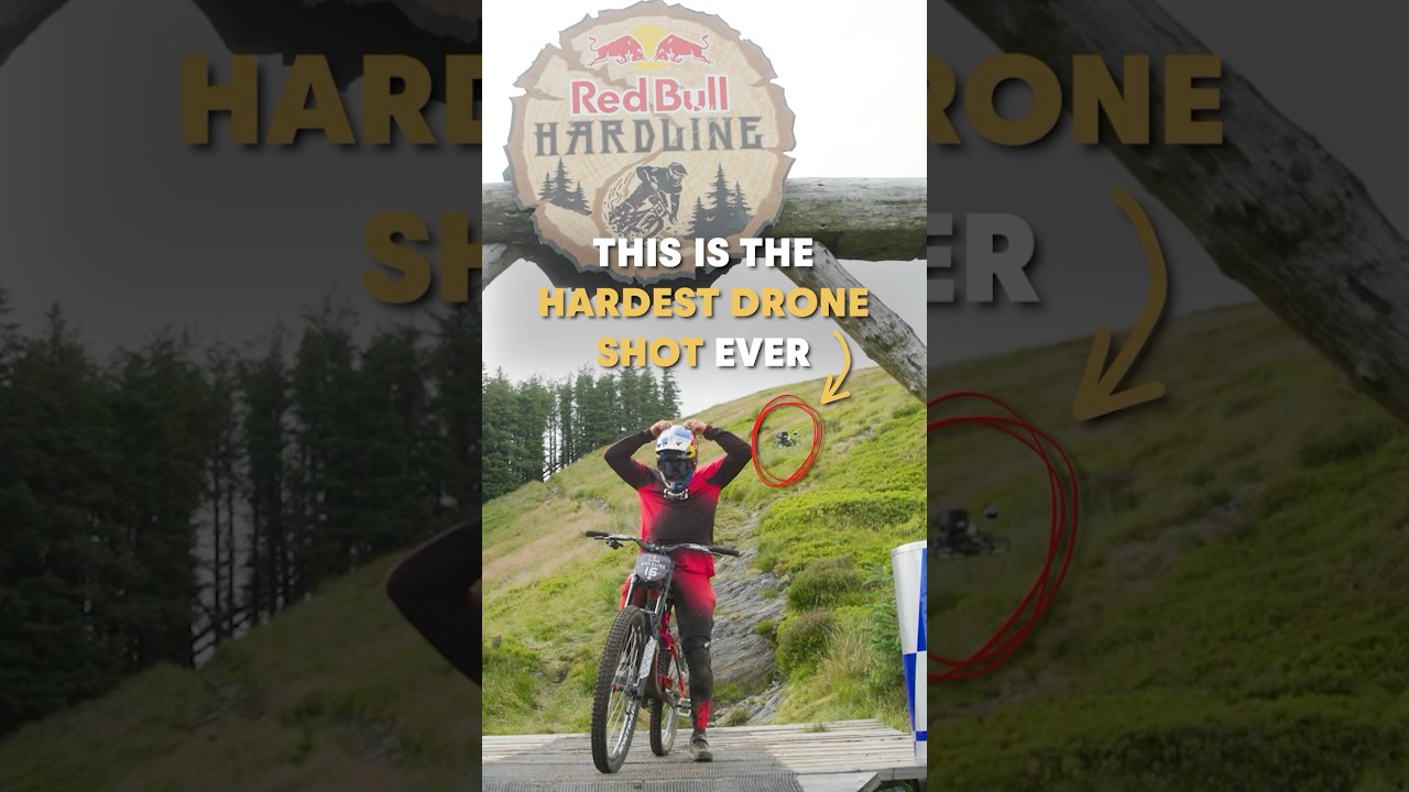 The World&rsquo;s HARDEST Drone Shot (Red Bull Hardline)