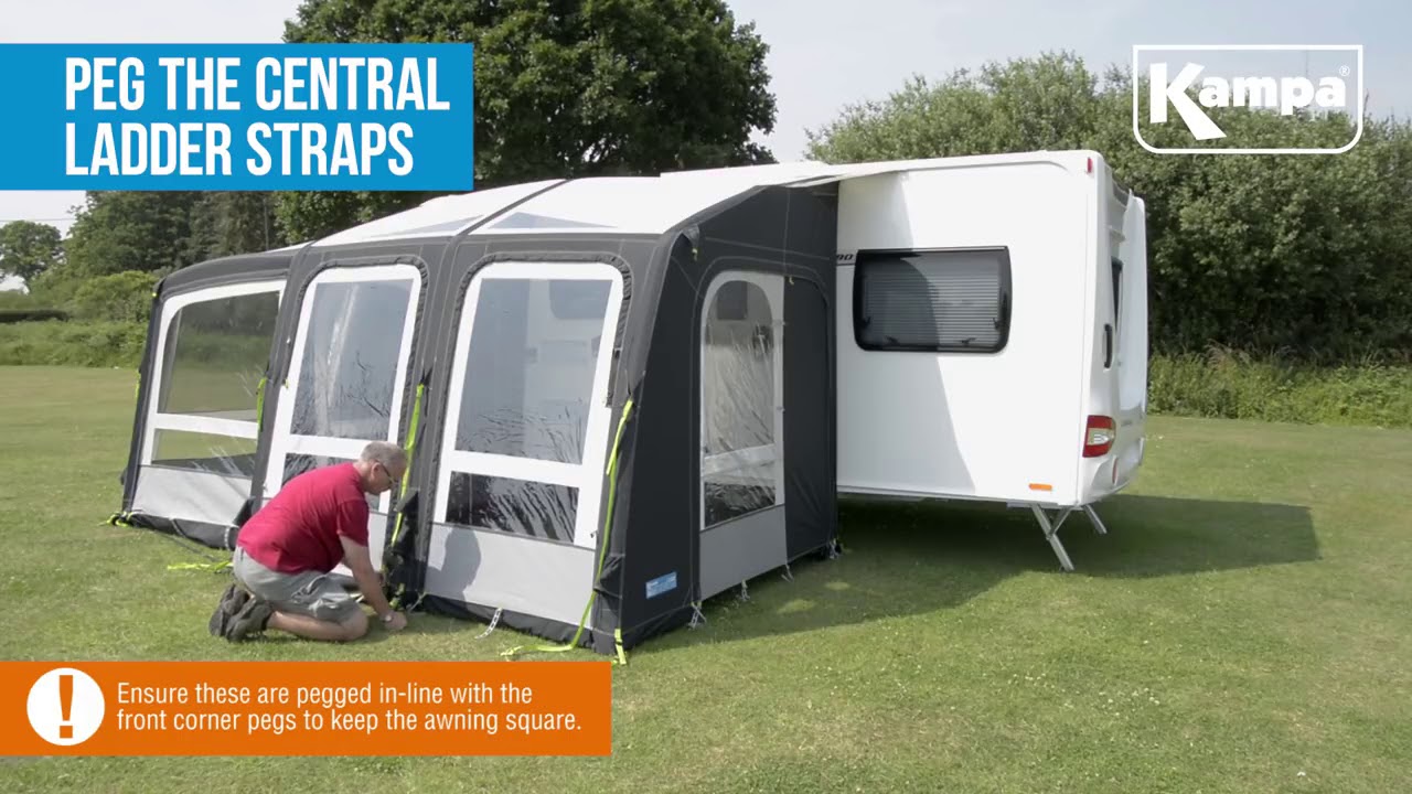 Kampa  Rally AIR Pro Plus  Setup  Takedown Masterclass 2018