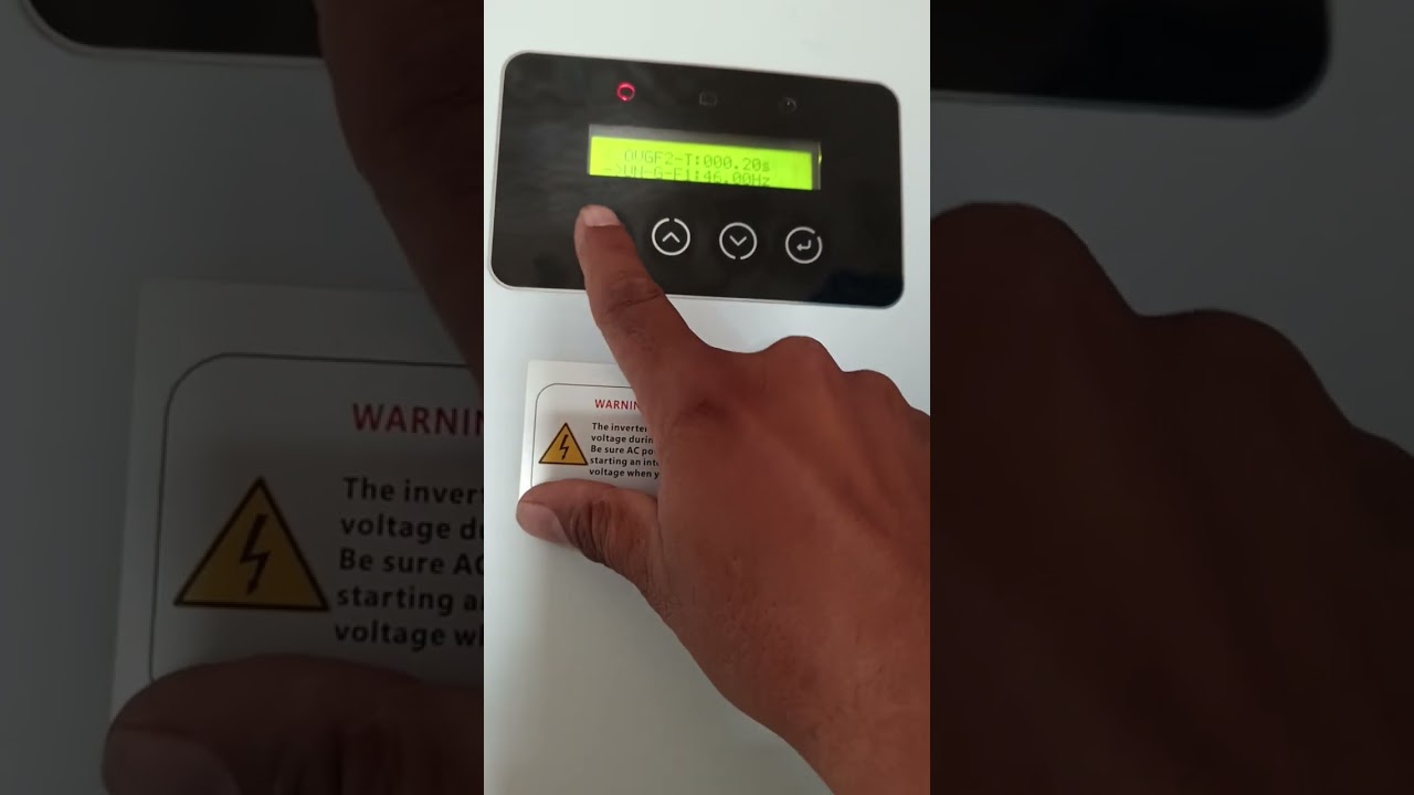 solis inverter under over grid voltage and frequency setting WhatsApp 03130079758