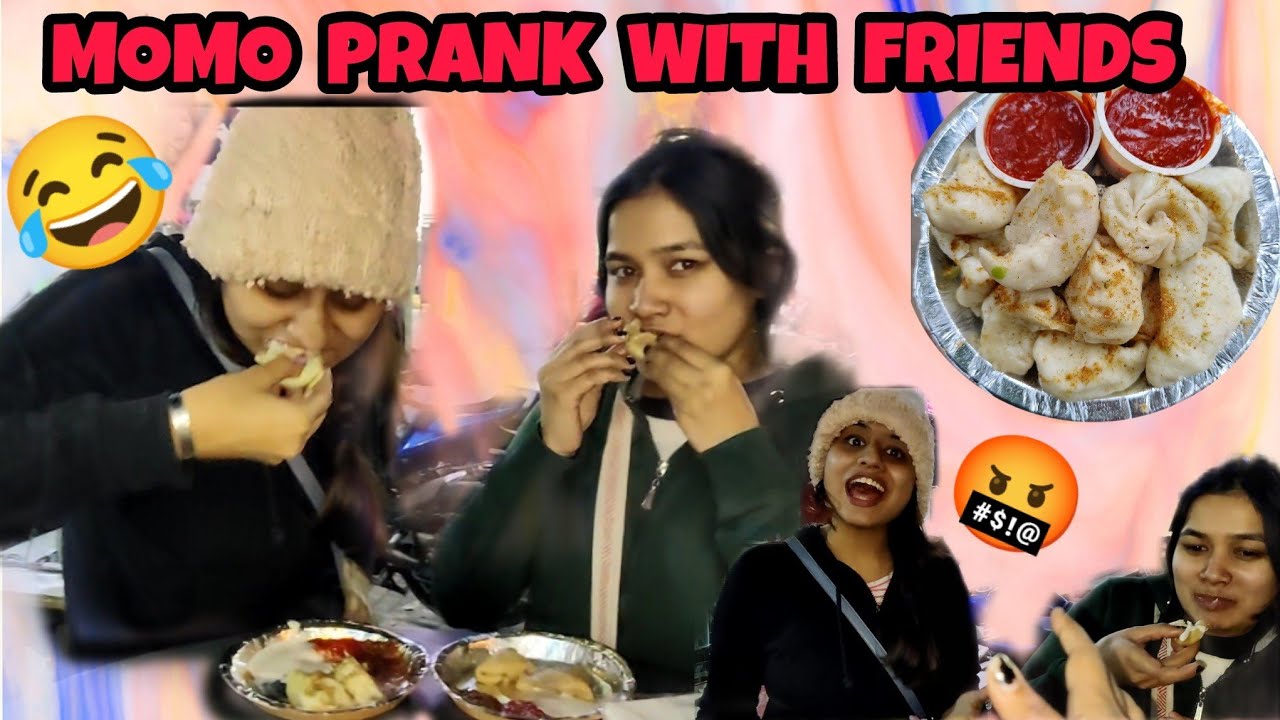 MOMO PRANK WITH FRIENDS 😂|| momos eating challenge || paneer atta momo || momos prank || FOOD ROCKET