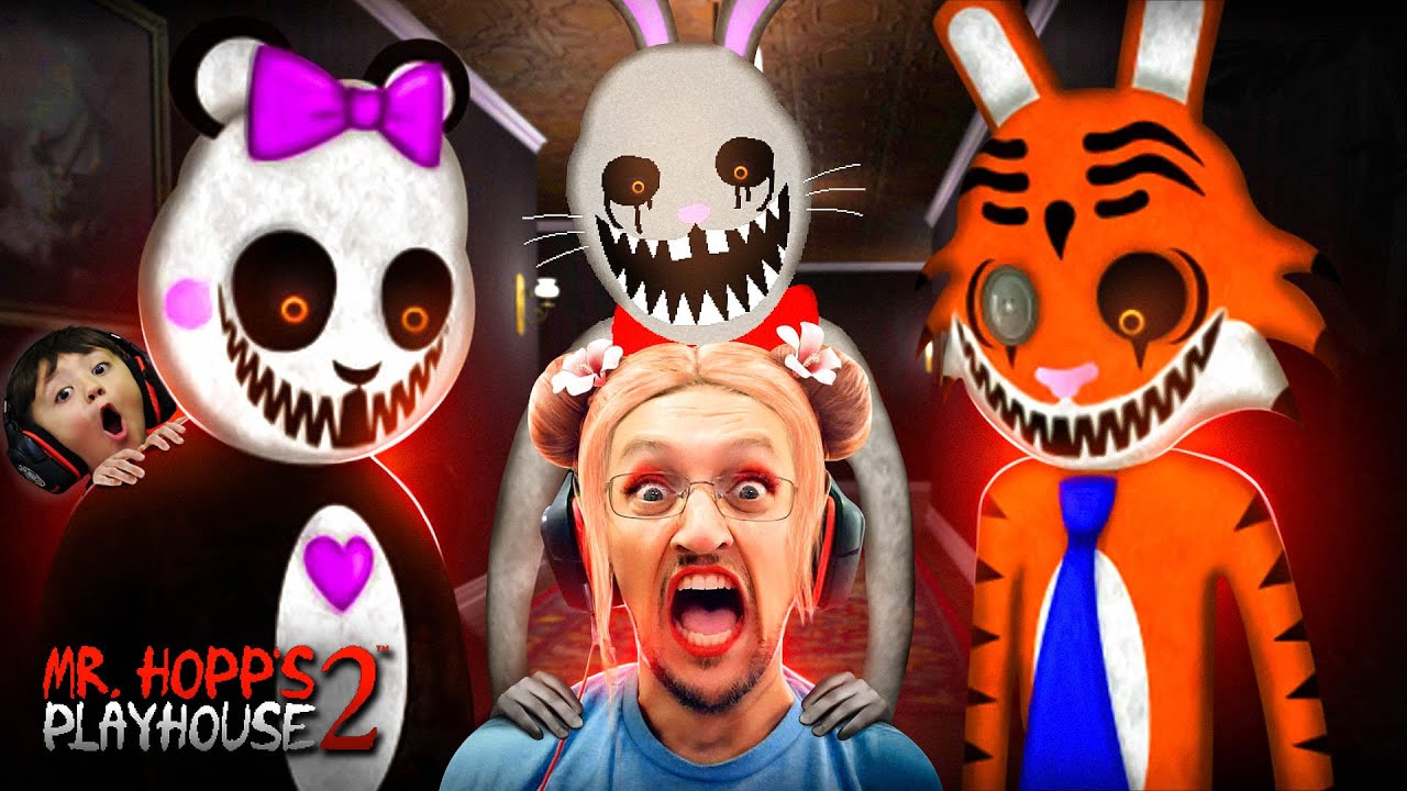 Fluffy Bunny Scary!!  Mr. HOPPS Playhouse 2 is TERRIFYING (FGTeeV Gameplay/Skit)