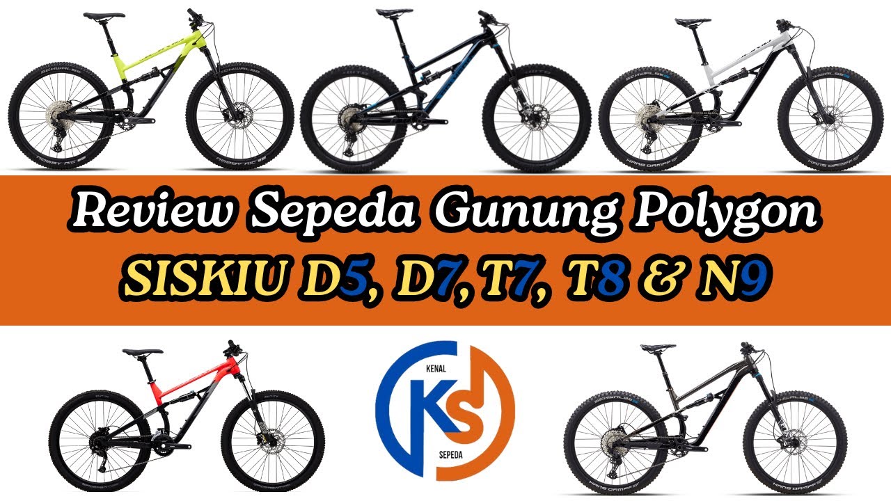 🚵‍♂️ Review 5 Sepeda Gunung Polygon SISKIU D5, D7, T7, T8 & N9 : Spesifikasi & Harga MTB 🚵‍♀️