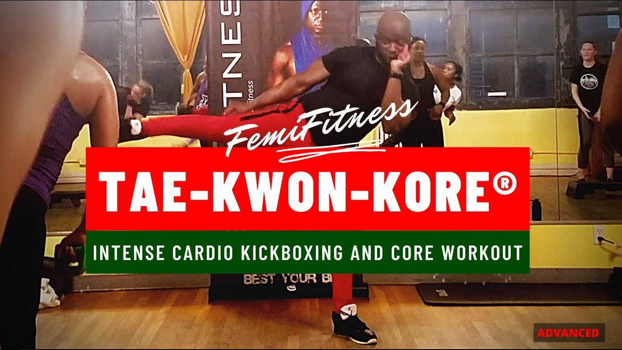 Tae-Kwon-Kore® - Intense Cardio Kickboxing and Abs Workout!
