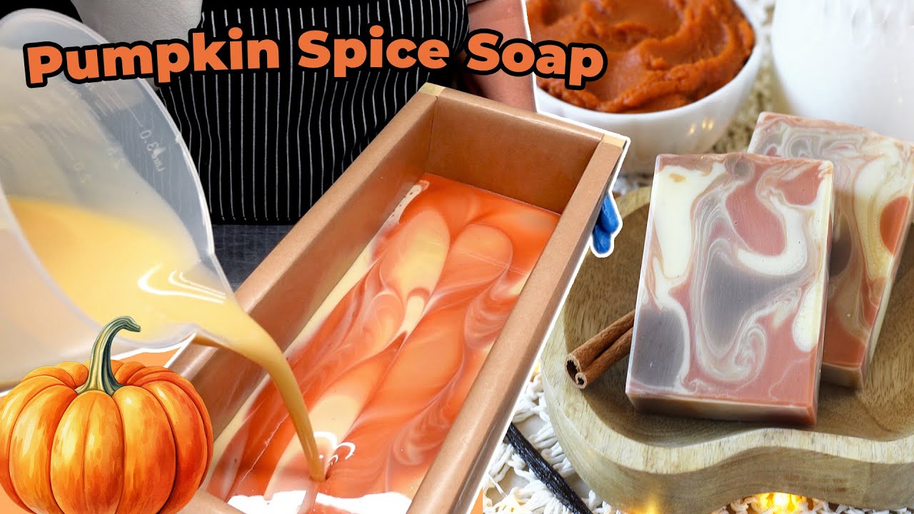 Making Pumpkin Spice Vanilla Bean Soap | MO River Soap