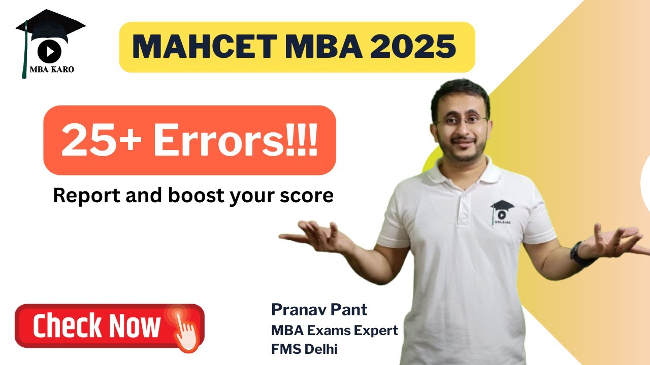 MAHCET MBA 2025 | List of All Incorrect Questions | Slot Wise Cutoffs | Percentile Predictor