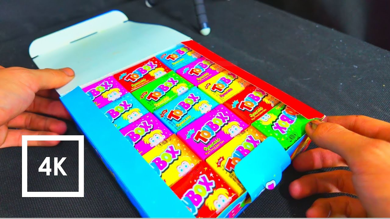 ASMR Toybox Unboxing 🎁 | Crackling Candy + Hidden Toys