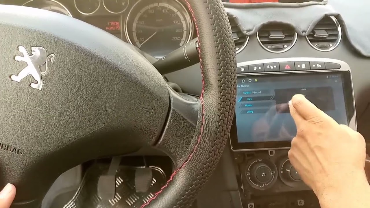 كيفية تركيب شاشة اندرويد بيجو How to remove a radio peugeot 308 Android touch screen installation