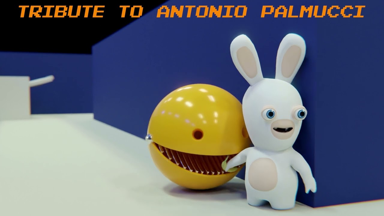 Giant Pacman and Rabbids invasion