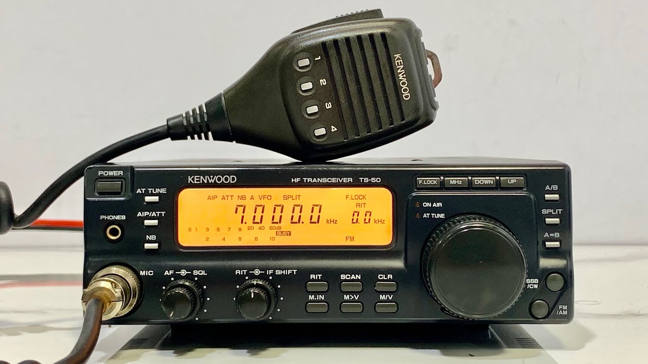 💥Kenwood TS-50S HF 140W + DC + MIC Open💥