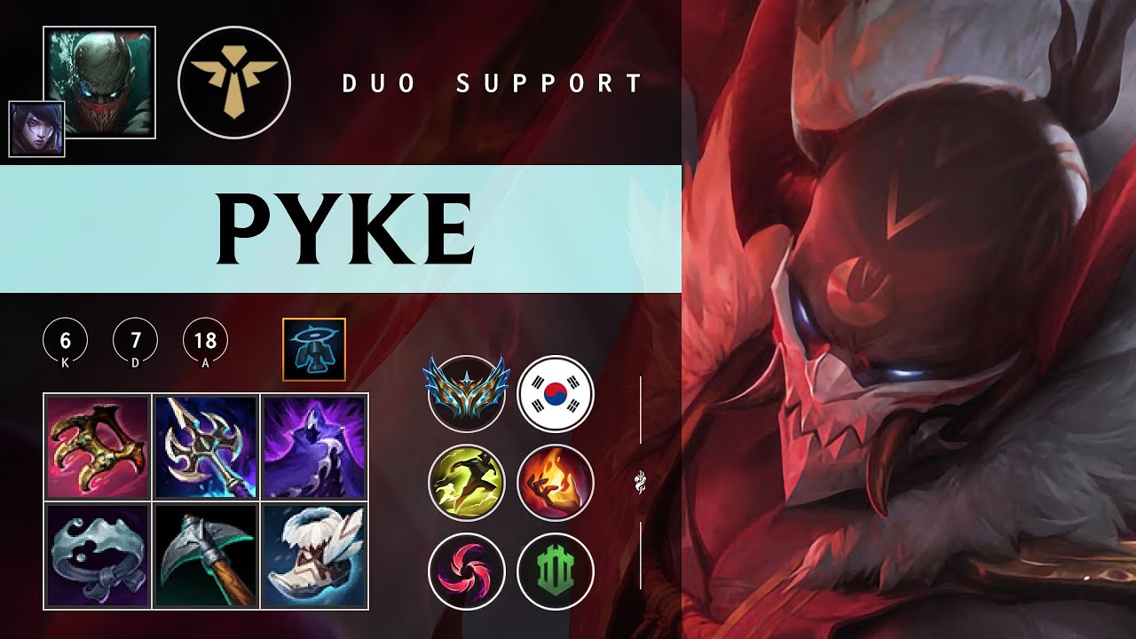 Pyke Support vs Pantheon - KR Challenger Patch 26.01