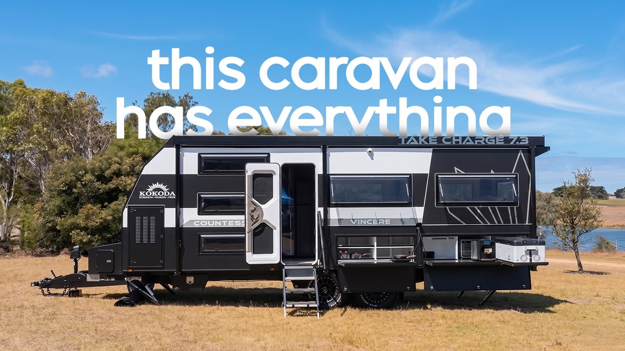 This Caravan Built for the Outback | Unlimited Power, Water and  SelfCleaning Toilet |KokodaCaravans