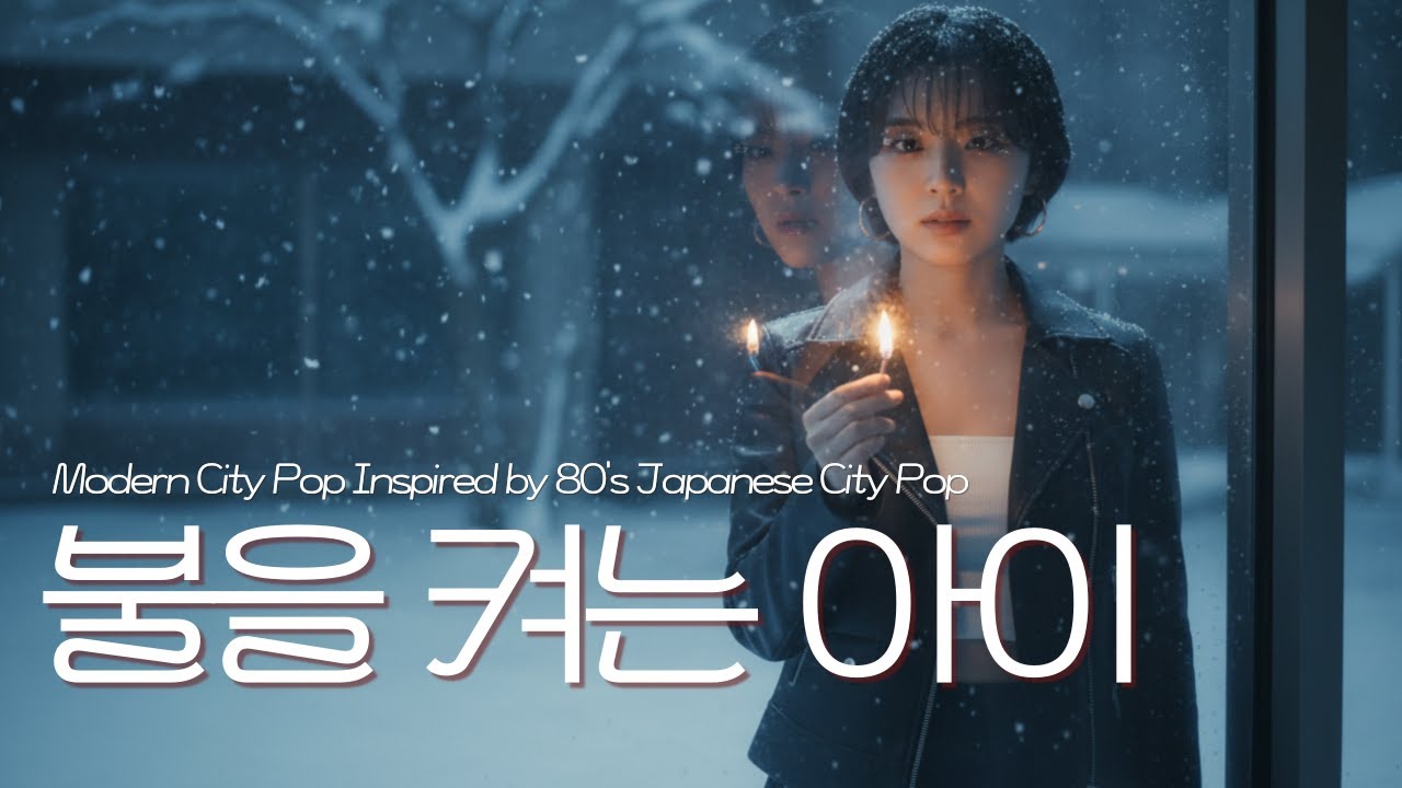 하은채 - 불을 켜는 아이 (80's City Pop Inspired) | #aimusic #citypop