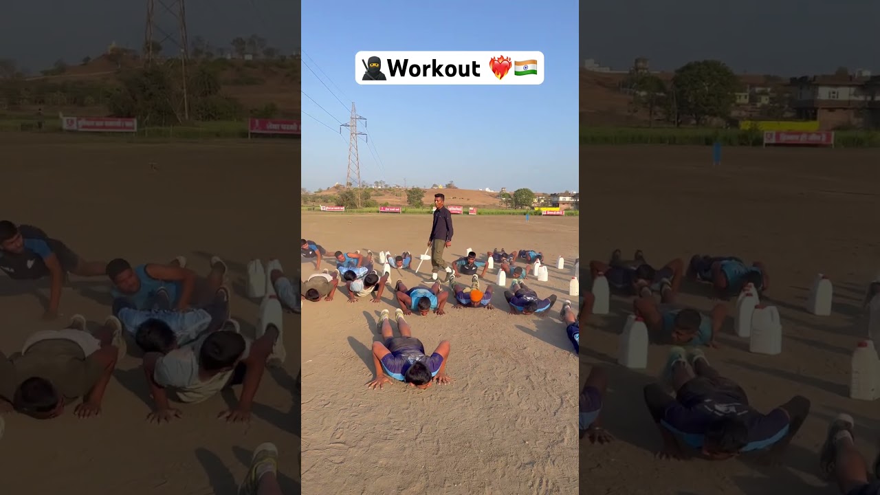 🇮🇳🥷💪Workout time 🔥🥵 #army #armysainik #indianmilitary #motivation #sainikjeevan #sainikvijay