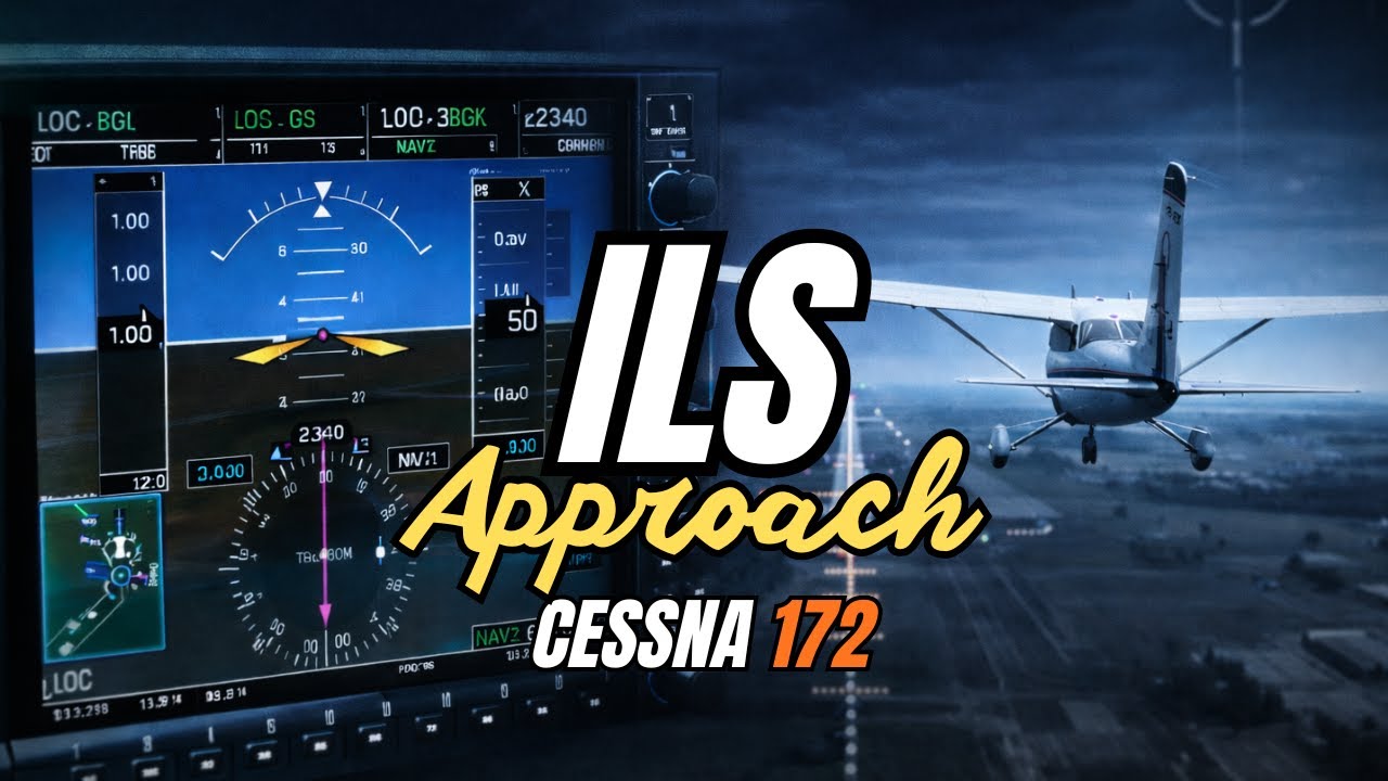 Cessna 172 Tutorial | Aproximación ILS paso a paso con Garmin G1000