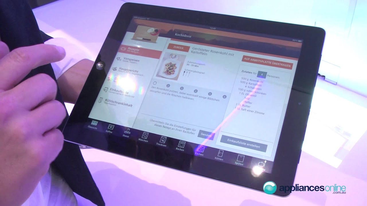 Siemens connectivity lets you control home appliances throughs smart technology - Appliances Online