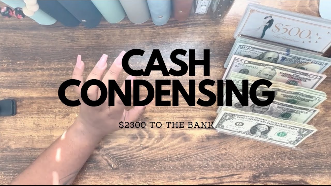 FEBRUARY RECAP | CASH CONDENSING | $2300 TO THE BANK | #budgeting  #savingmoney  #cashcounting