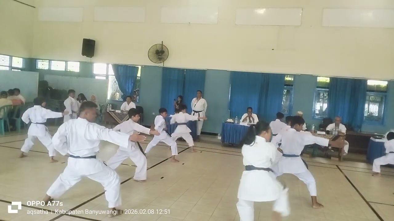 Daffa adiba, ujian kenaikan sabuk dari biru ke coklat, 2026