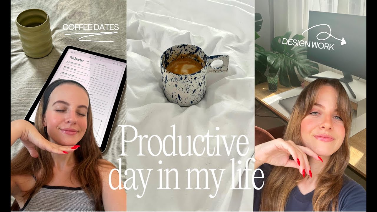 A productive day in the life of a brand designer! 🧃