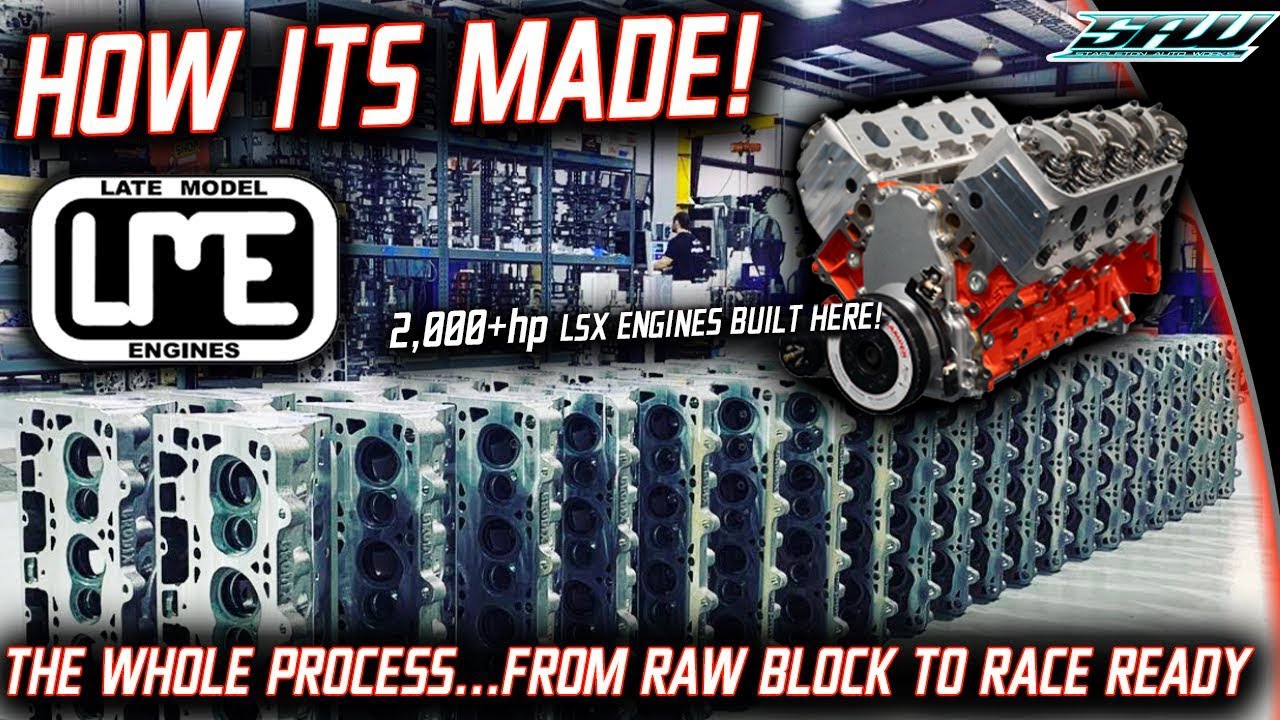 Late Model Engines Shop Full Tour & Assembly Process! BIG POWER Chevy LSX/LT Specialists! (LME)