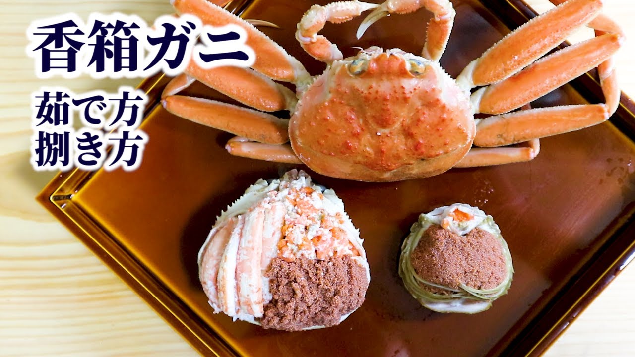 Как есть, варить и обращаться с kobako-gani crab [seko-gani crab/seiko-gani crab/oya-gani crab]