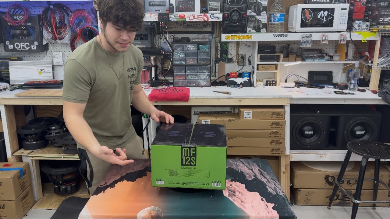 Deaf bonce Machete mf 12 unboxing and testing!