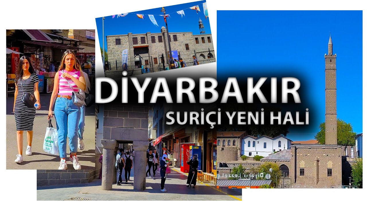 【4K60】Diyarbakır Suriçi I ⁴ᴷ Walking Diyarbakir Turkiye