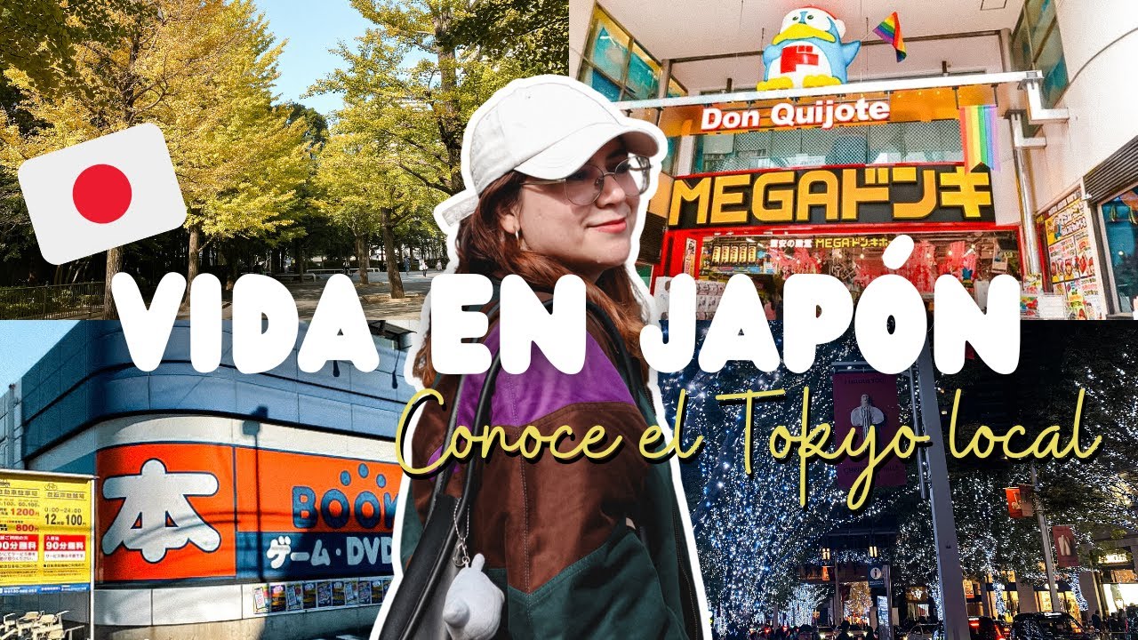 VLOG de un Sábado viviendo en Tokio 🍁 | Parque, vitrineo y luces navideñas ✨