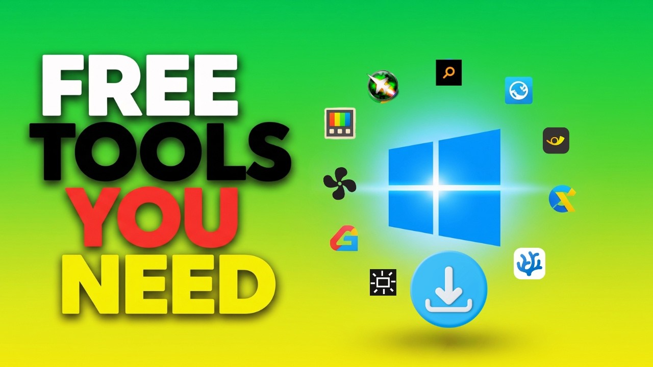 The 10 FREE Tools We Can't Function Without on Windows
