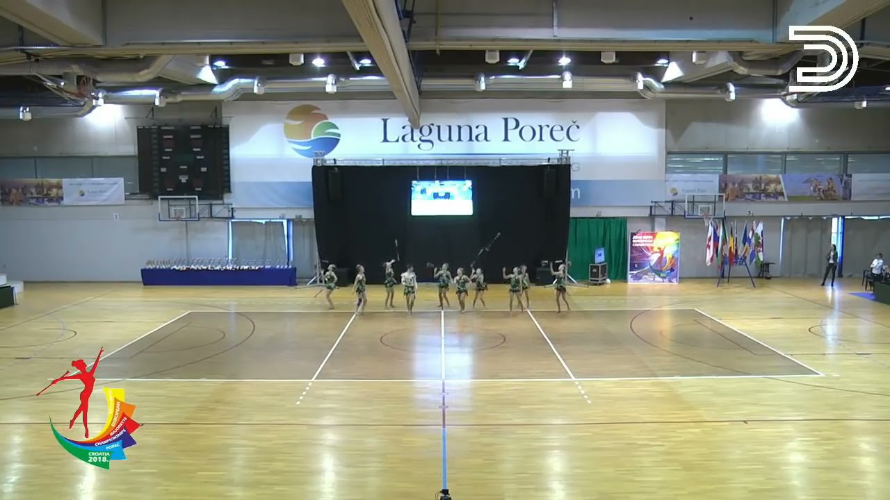 NBTA Europe Competition Majorettes Porec 2018 - Exhibition Corps Juvenile - Croatia