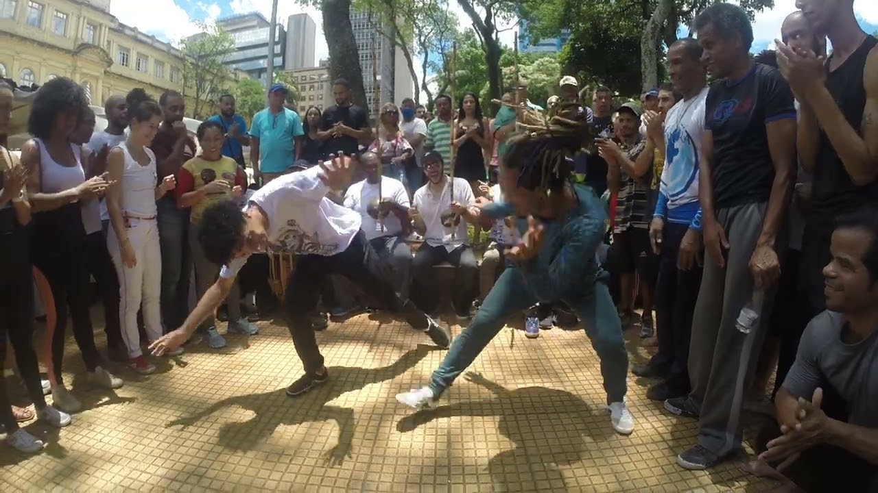 Capoeira na Praça da República SP - 15/01/2023 - Parte 1