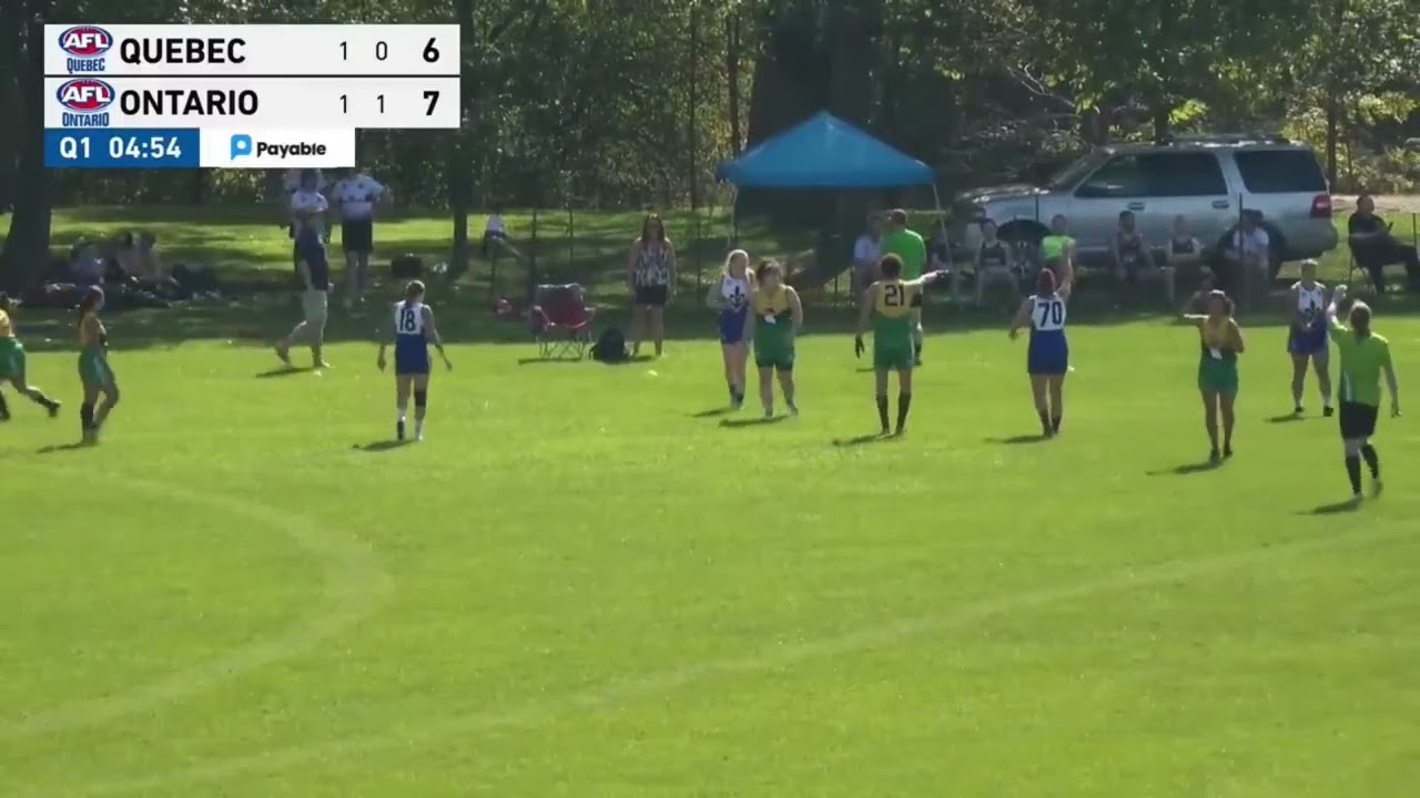 AFL Quebec vs. AFL Ontario - Women's+ Match - 2025 AFL Canada Men's Club Championships - Game 13
