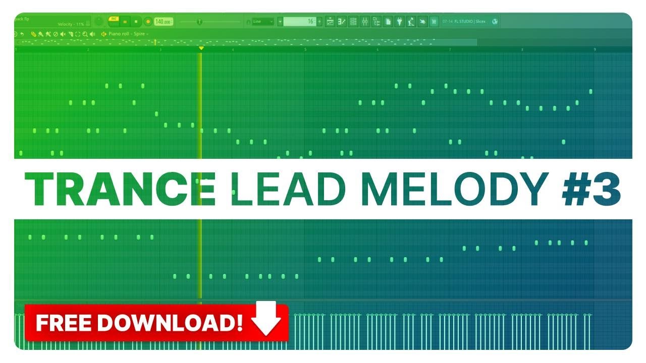 ▶ Trance Lead Melody in FL Studio #3 (Midi Free Download)