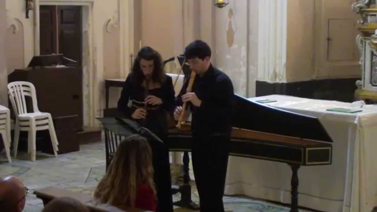 Hotteterre: Premiere Suitte for two recorders (Marco Scorticati & Sara Campobasso)