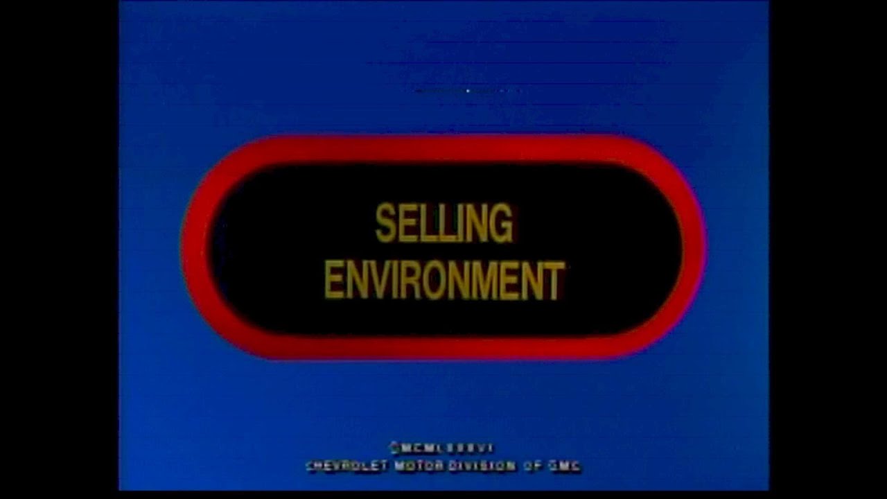 Chevy Performance Systems Episode 7 .  SELLING ENVIROMENT
