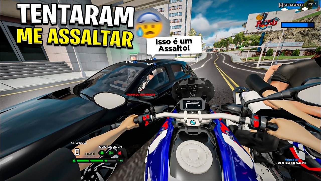 TENTARAM ME ASSALTAR ! LOGO EU DE FOGUETÃO 🚀 GTA SAMP
