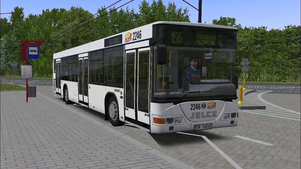 OMSI2 | POV Driving Jelcz M125M in Project Lublin on route 156
