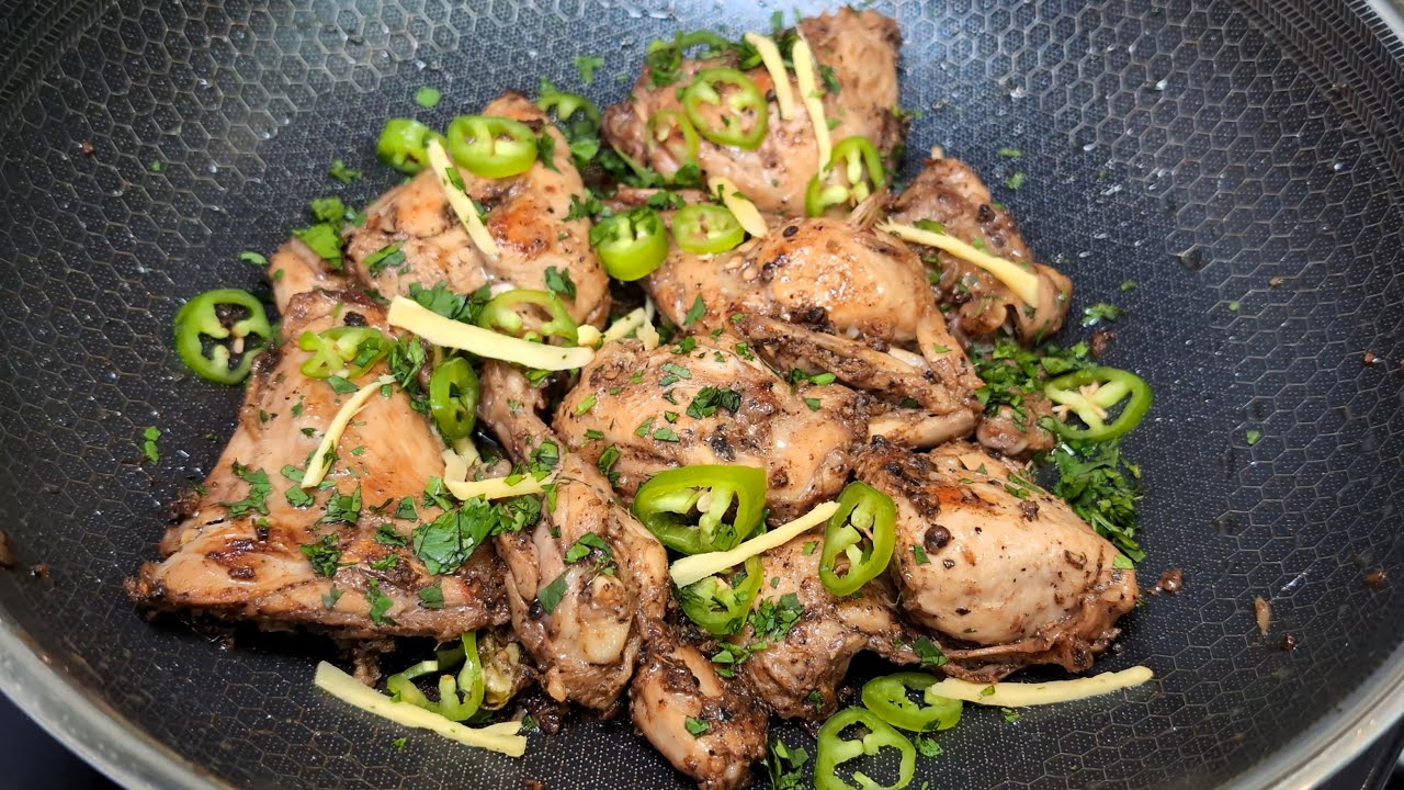 Spicy Black Pepper Chicken Karahi | Easy 15-Minute Recipe