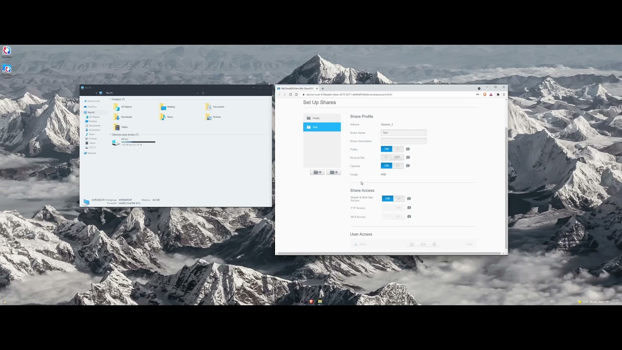 WD My Cloud EX2 Ultra - Software Setup