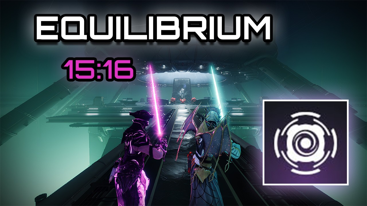 Equilibrium | x2 Warlock FLAWLESS 15:16 - Destiny 2 #PraxicTimeTrials #motw