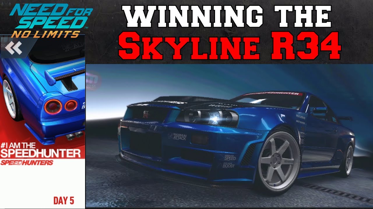 NFS No Limits | I Am the SpeedHunter - Nissan Skyline R34 (rerun) - Chapter 5 - Winning the car !