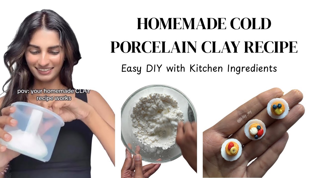 Best Clay Recipe | Homemade, No Mold, No Cracks, Smooth, Air Dry 