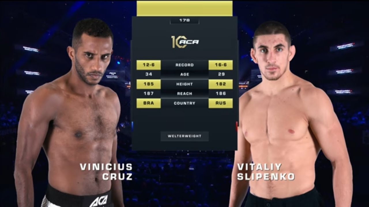 Винициус Круз vs. Виталий Слипенко | Vinicius Cruz vs. Vitaliy Slipenko | ACA 178