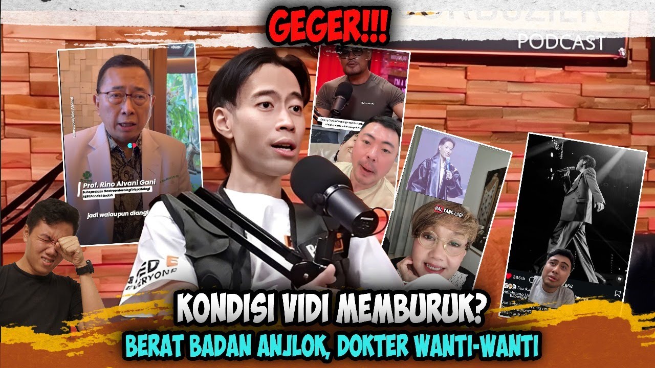 Viral! Kondisi Vidi Aldiano Makin Memburuk❓ Berat Badan Turun Drastis, Netizen Sedih Berat!