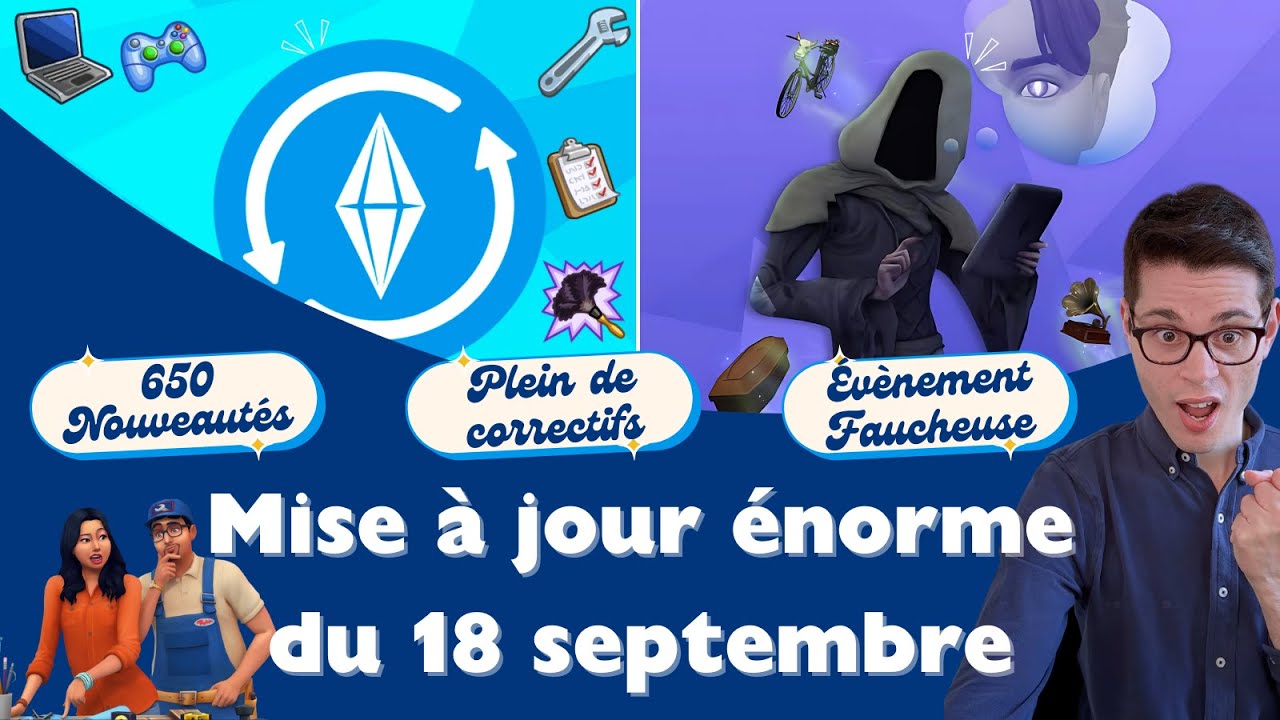 Mise à jour du 18 septembre 2024 & Événement faucheuse dans Les Sims 4 🔔